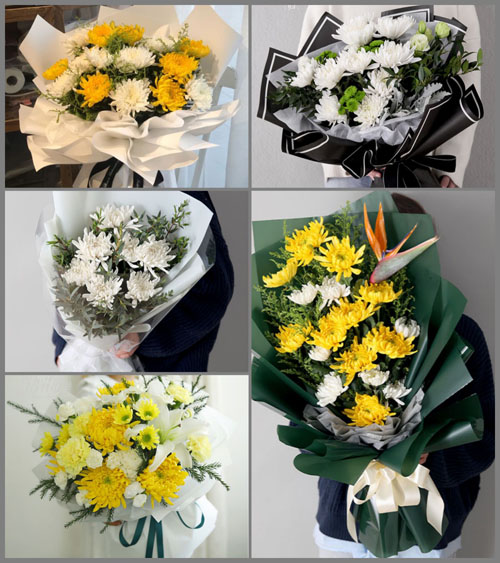 贵州铜仁市万山区黄道乡白事花束代送